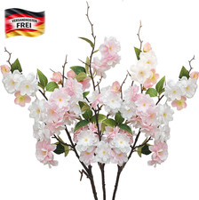 Künstliche Kirschblüten Zweige Dekoration Frühling Ostern 3er Set