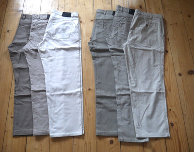 stilvolle Westbury, suprax, u.a. Herrenhosen Gr. 25 beige grau Kurzgröße 6 Stück