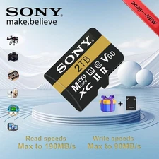 SONY 2TB 1TB 512GB 256GB 128GB Micro TF SD Card High Speed Class Flash Memory