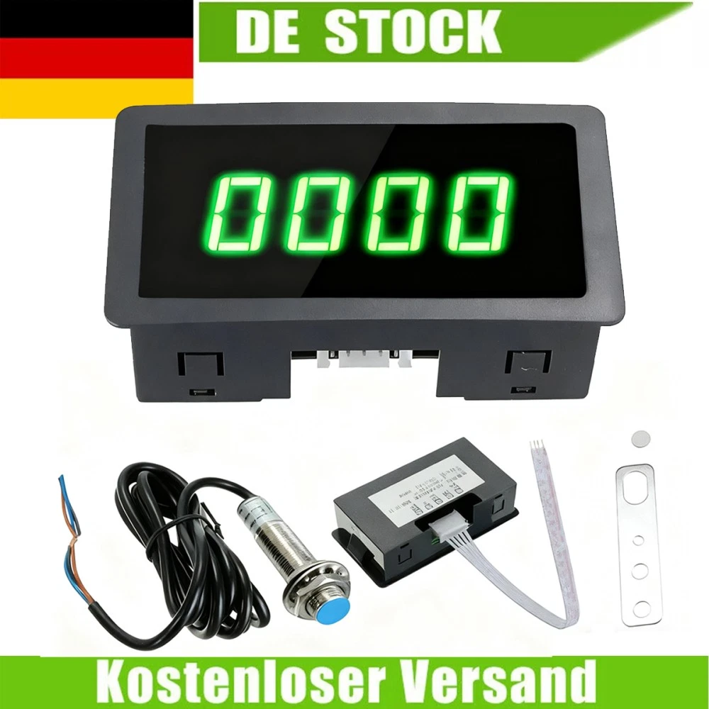4 velocímetros digitales cuentarrevoluciones cuentarrevoluciones + interruptor de reverberación proximidad DHL