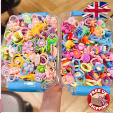 50/40/30x Cute Kids Hair Bands Gentle Elastic Ties Girls Headbands UK