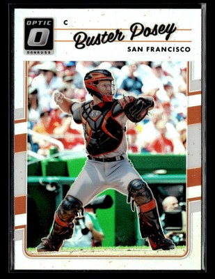 2017 Donruss Optic #134 Buster Posey Holo Card San Francisco Giants