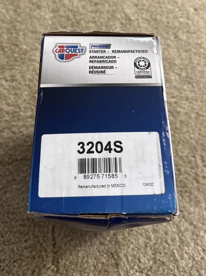 Carquest 3204S Starter – Remanufactured – ’90–97 Ford Taurus & Mercury Sable - Image 3 of 4