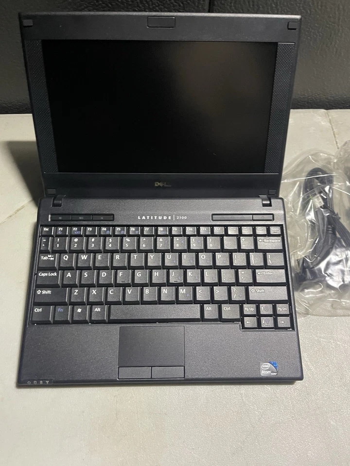 Netbook Dell Latitude 2100 negra 10,1" Atom1,6 GHz 320 GB HDD Windows 7 Pro Foto 3 de 4