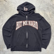 Billie Eilish Hit Me Hard And Soft The Tour 2024 Black Zip Up Hoodie Size L