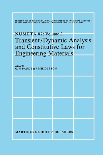 Transient/Dynamic Analysis And Constitutive Laws For Engineering Materials Buch-image