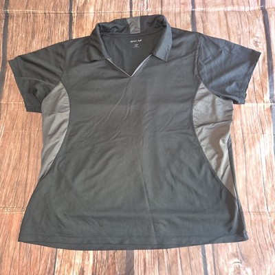 Sport-Tek Womens Short Sleeve Colorblock Micropique XXL Sport-Wick Polo Shirt