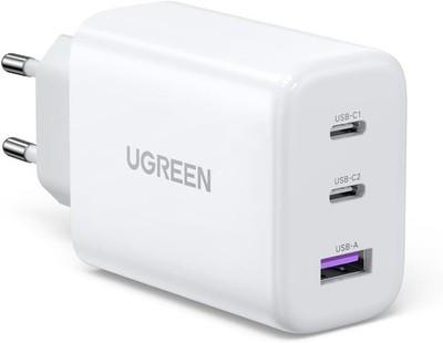 UGREEN USB C Ladegerät 65W PD Netzteil 3-Port Charger Adapter PPS 45W