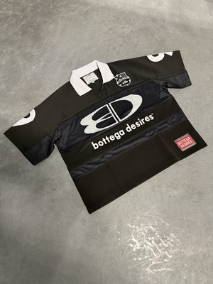 Bottega Desires Futbol Jersey Black 100% AUTHENTIC BRAND NEW FAST SHIPPING