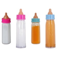 4Pcs Novelty Milk Bottle Magic Performance Toy Liquid-Disappearing Doll Toys