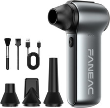X115 Compressed Air Duster - 130000RPM Ultra Power Electric Air Duster, 3-Gear S
