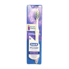 Oral-B Vibrating Pulsar Battery Powered Toothbrush Soft Bristles Whitening