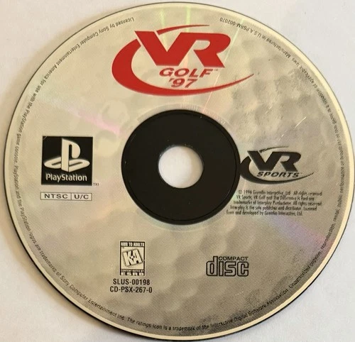 VR Golf '97 (Sony PlayStation 1, PS1) DISC ONLY | NO TRACKING | M1610