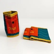 Teva Quilted Ripstop Nylon Can Cooler Holder Collapsible Insulated Koozie 3-pack