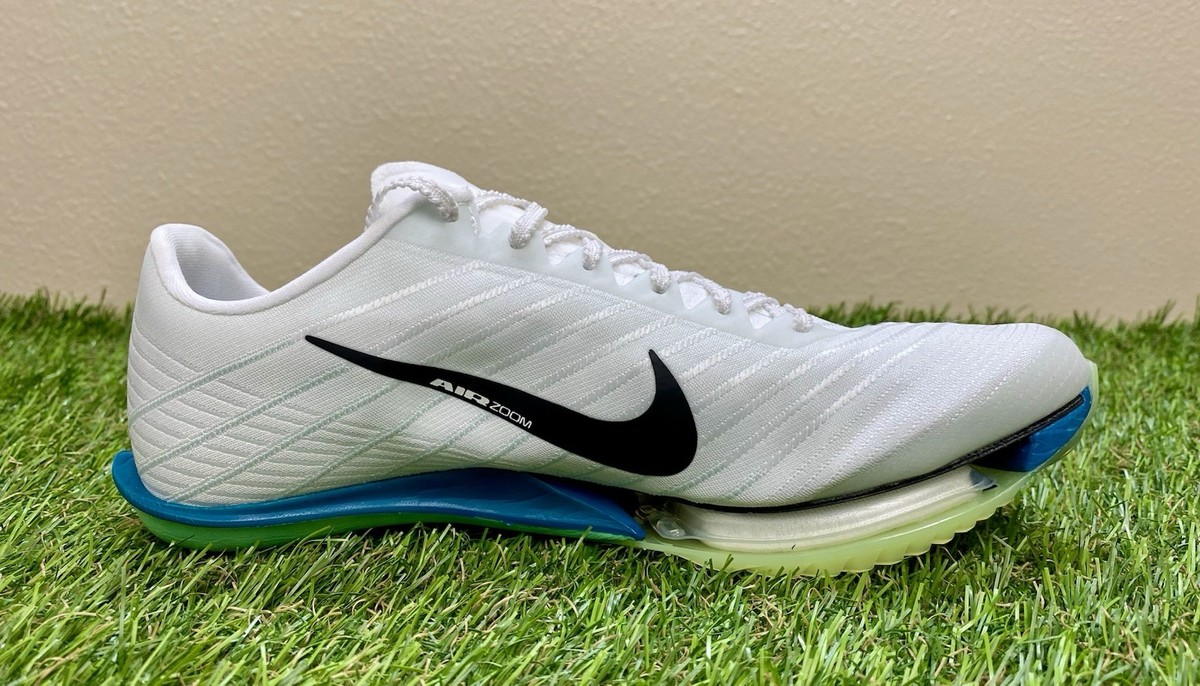 Nike Air Zoom Maxfly 2 White Green Flyweave Track Spikes FD8395