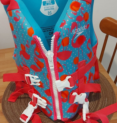 Speedo Child 30-50 lbs US Coast Guard Approved Type III PFD Life Jacket Vest