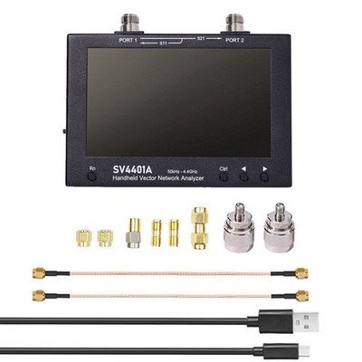 Advanced Handheld VNA Vector Network Analyzer 50kHz 4 4GHz 100dB Dynamic Range