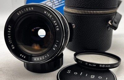 Soligor Wide-Auto 28mm f2.8 for Minolta, Soligor case + 2 caps, UV filter, SET