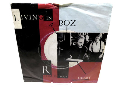 LIVING IN A BOX - ROOM IN YOUR HEART- VINYL 7'' SINGLE Chrysalis Lib 7-1 UK G/VG+