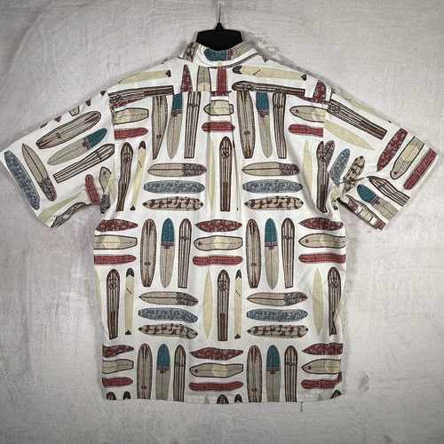 VINTAGE Reyn Spooner Hawaiihemd Herren L Inside Out Surfboard Print - Bild 3 von 19