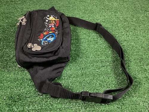 Walt Disney World Vintage Waist Bag Bum Bag - Adjustable - Black - Picture 2 of 19