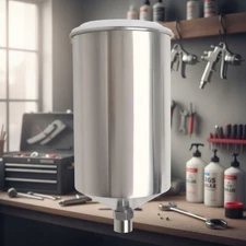 Lightweight 1000ML Aluminum Gravity Feed Paint Cup - Perfect for DIY Projects