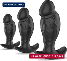 3PCS Anal Plug Set Silicone Butt Plug Anal Training Kit Anal Dildo Trainer