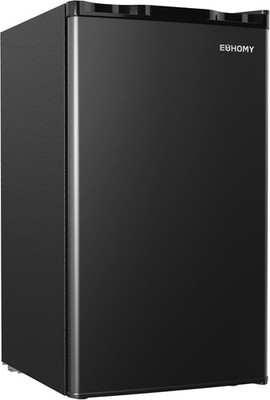 3.2 Cu.Ft Mini Fridge with Freezer, Single Door Compact Refrigerator, Adjusta...