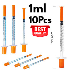 10 Pack 1ml with Needle Individually Wrapped Dispensing Measuring Tool