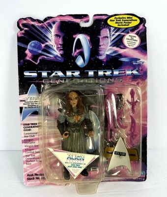 Playmates B'Etor Klingon Star Trek Generations 4.5'' Action Figure Weapons