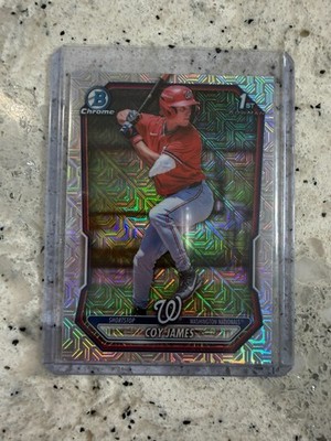 2026 Bowman Chrome Coy James 1st Bowman Mojo Refractor #BCP-33 Nationals