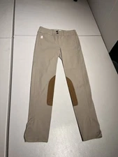 Tailored Sportsman Breeches Girls 12 Long Trophy Hunter Knee Riding Pants 24x25