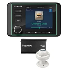 Kicker 46KMC5 Custom Fit Marine Multimedia Receiver w/ SiriusXM SXV300M1