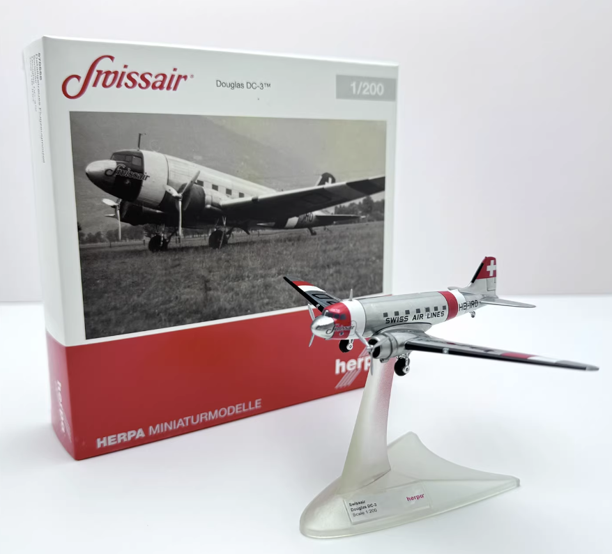 SWISSAIR スイスエア　Douglas DC-8-53　ヘルパ　1/200 SWISSAIR スイスエア Douglas DC-8-53 ヘルパ 1/200 Yahoo