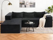 Flexible Cloud Sectional Couch, Boneless Couches with Upgraded Thickened Seater 