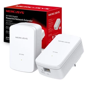 MERCUSYS MP500 KIT Kit d'adaptateur de ligne électrique, AV1000 Gigabit TP-Link Powerline Ne...