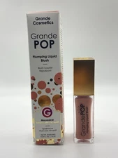 Grande Cosmetics Pop Plumping Liquid Blush Mauvesicle, NIB,  0.34fl oz 10mL
