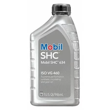 Mobil 123018 Gear Oil, Bottle, 1 Qt, Shc 634, 460, Orange