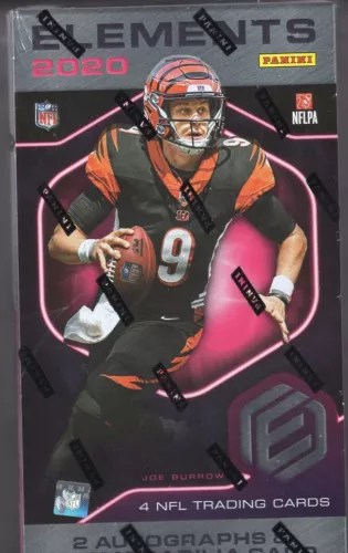 2020 Panini Elements Football  Hobby BOX FACTORY SEALED - 3 Hits!!! JOE BURROW