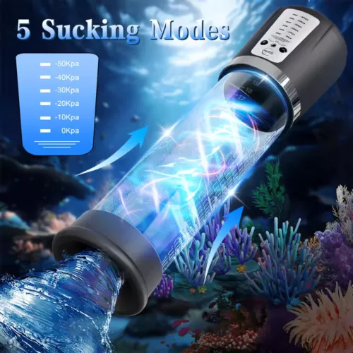 Elektrisch Penis Pumpe Potenzsteigerung Verlängerung Erektion Impotenzhilfe 💕 - Bild 3 von 24