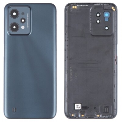 Compatible Back Battery Cover For Realme C31 Dark Green Black Replacement