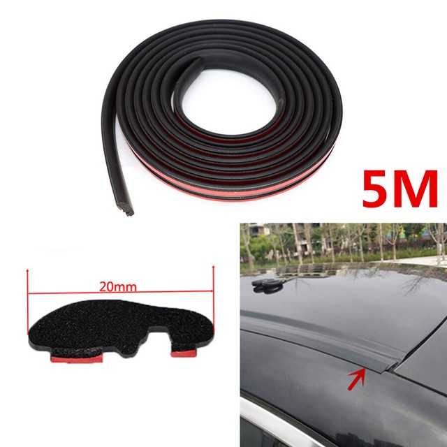 Universal 20MM Rubber Seal Car Front Rear Windshield Sunroof Edge
