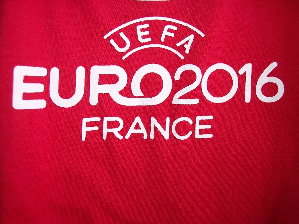 Official Licensed UEFA EURO 2016 England Football Soccer T-Shirt.