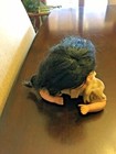 Native American Sleeping Doll 13" Porcelain Swan Collection Vtg Braided Hair — photo 2