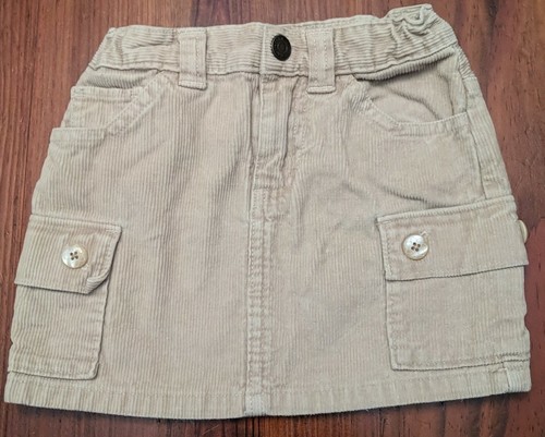 OLD NAVY Girl's Corduroy Skirt Size 3T Beige Tan Khaki 3 T Toddler Warm 