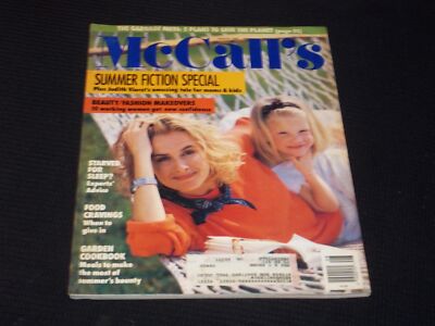 1990 AUGUST MCCALL'S MAGAZINE - SUMMER FICTION SPECIAL FRONT COVER - E 515