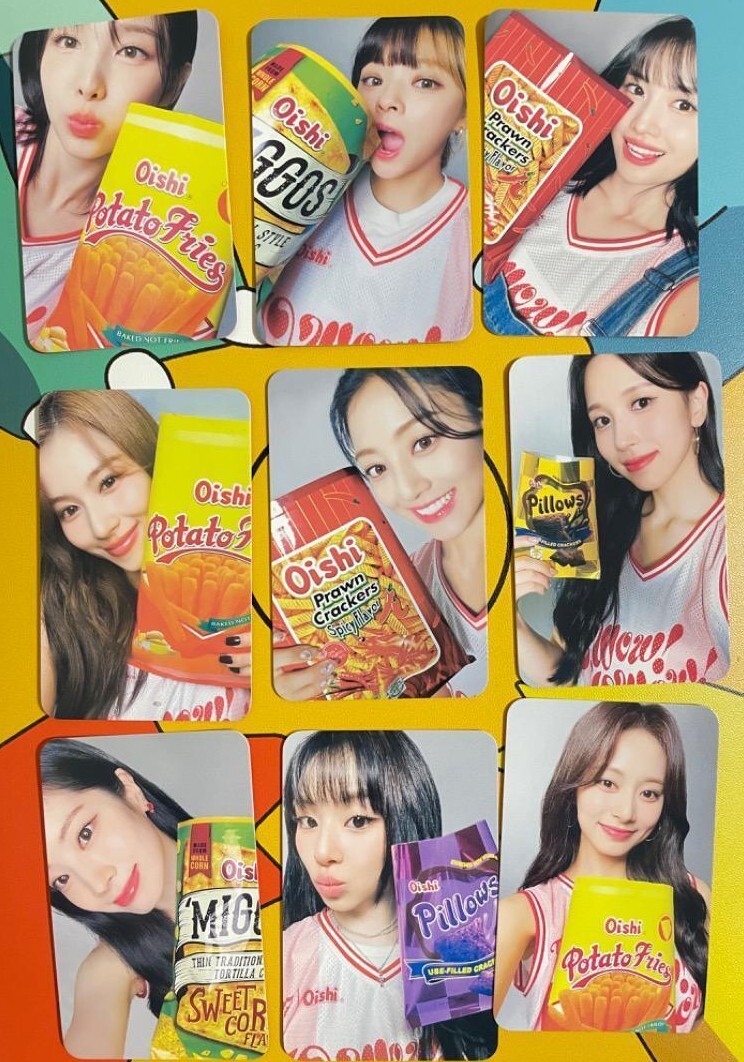 oishi 当選品　カード　brightwin　2gether TWICE x Oishi O, WOW! Philippine Promotion Benefits OFFICAIL PHOTO