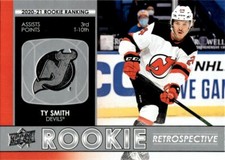 2021-22 Upper Deck Rookie Retrospective Ty Smith New Jersey Devils #RR-14