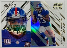 2015 Panini Clear Vision Clear Shots Gold #CS12 Odell Beckham Jr. 10/10 Giants