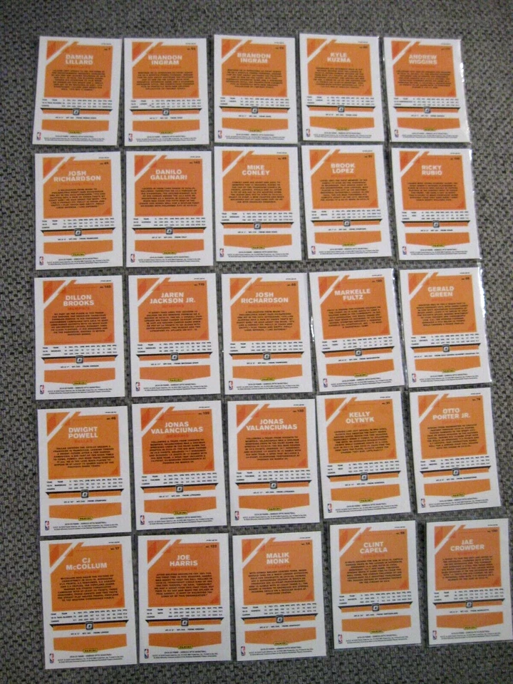 ЛОТ ТОВАРОВ DONRUSS OPTIC 2019-20 NBA 25 КАРТ HYPER PINK PRIZM Кузма/Лиллард/Ингрэм... - Изображение 2 из 4